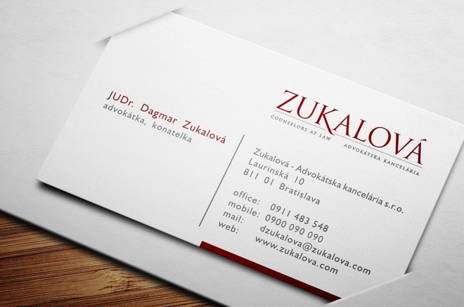 Advokátska kancelária Zukalová | re-branding